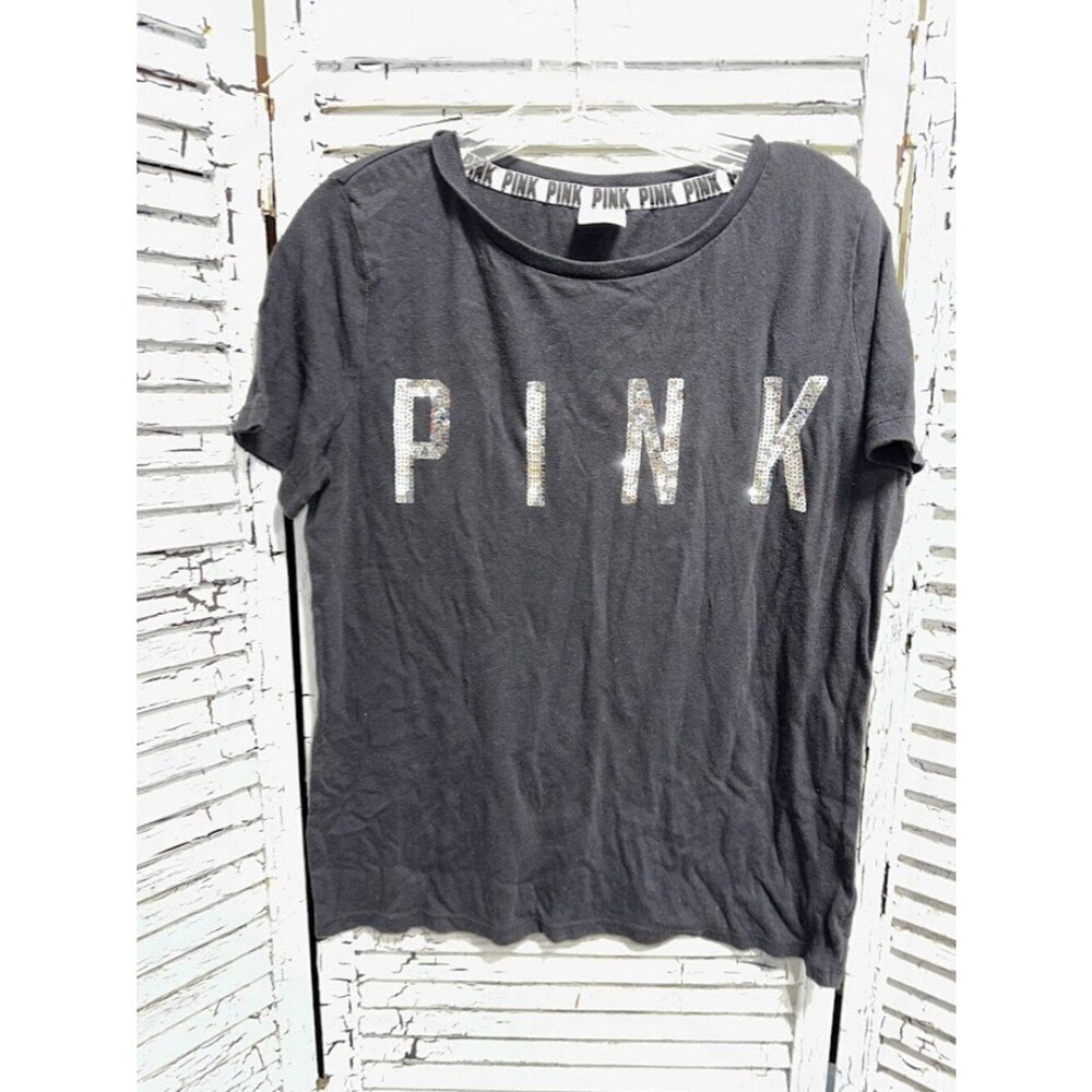 Victoria's Secret Pink Sequin Shirt Size Medium